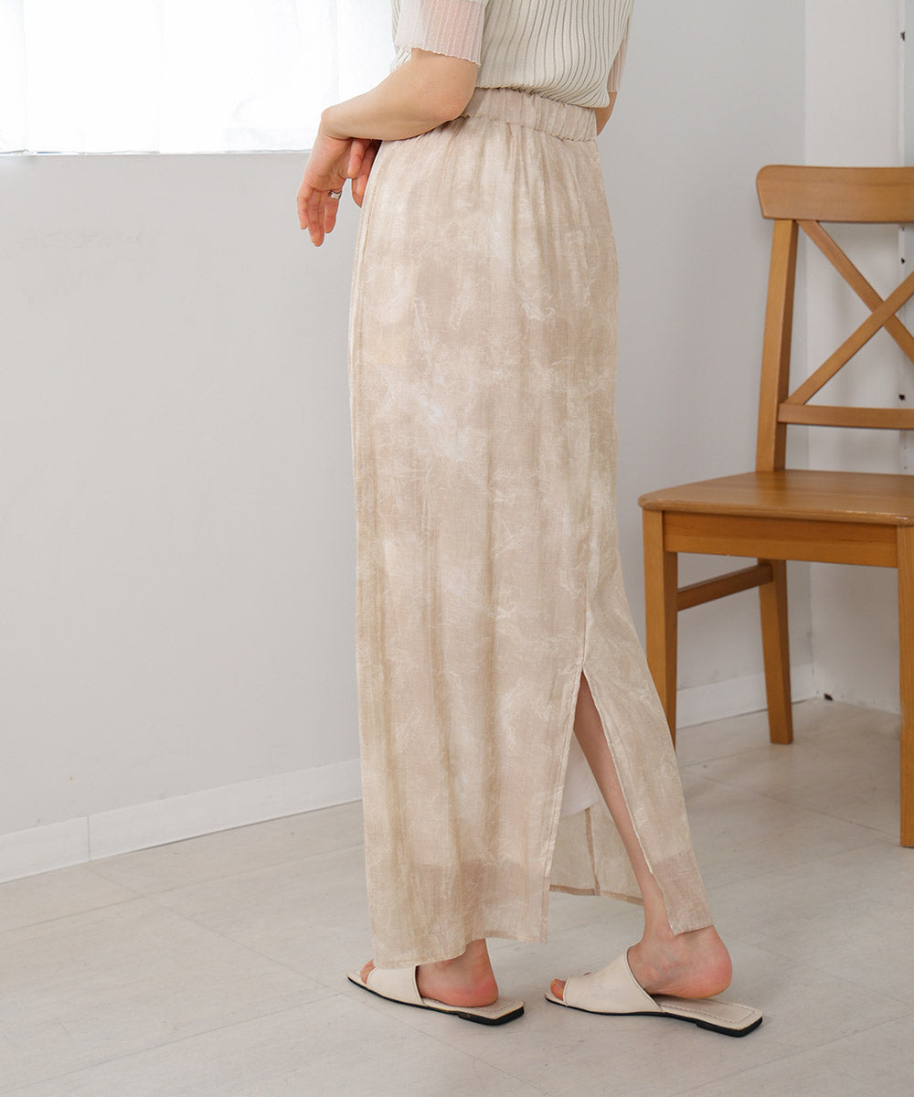 NUANCE MARBLE I-LINE SKIRT