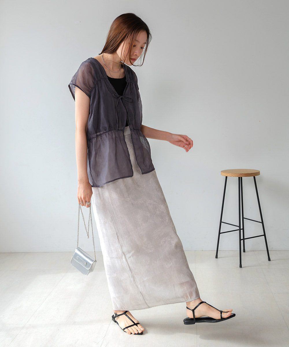 NUANCE MARBLE I-LINE SKIRT