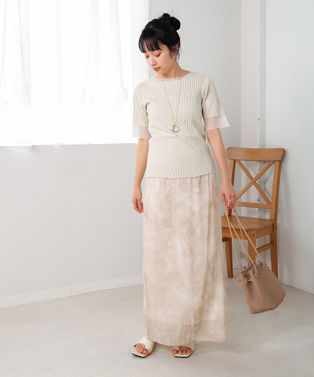 NUANCE MARBLE I-LINE SKIRT