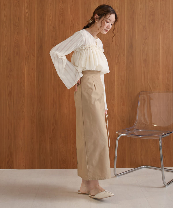 TULLE RUFFLE COLLAR
