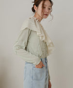 TULLE RUFFLE COLLAR