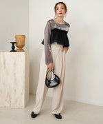 TULLE RUFFLE COLLAR