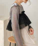 TULLE RUFFLE COLLAR
