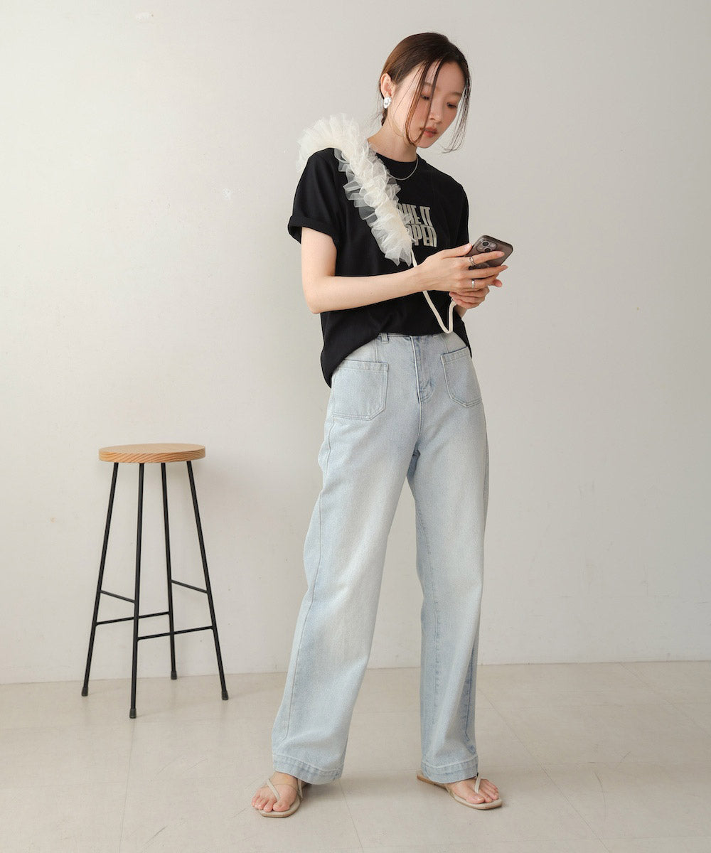 shoulder tulle smartphone strap