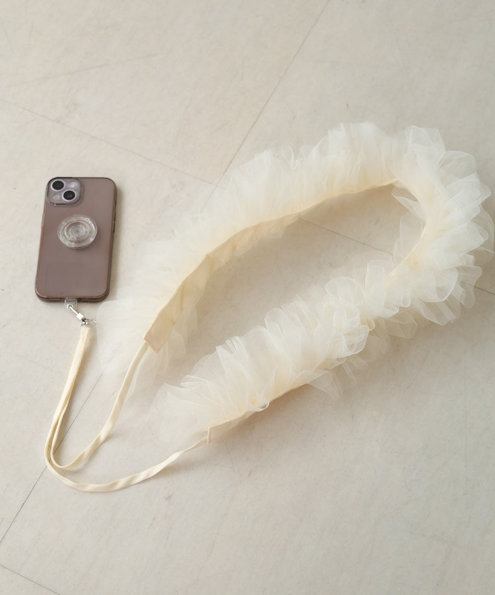 shoulder tulle smartphone strap
