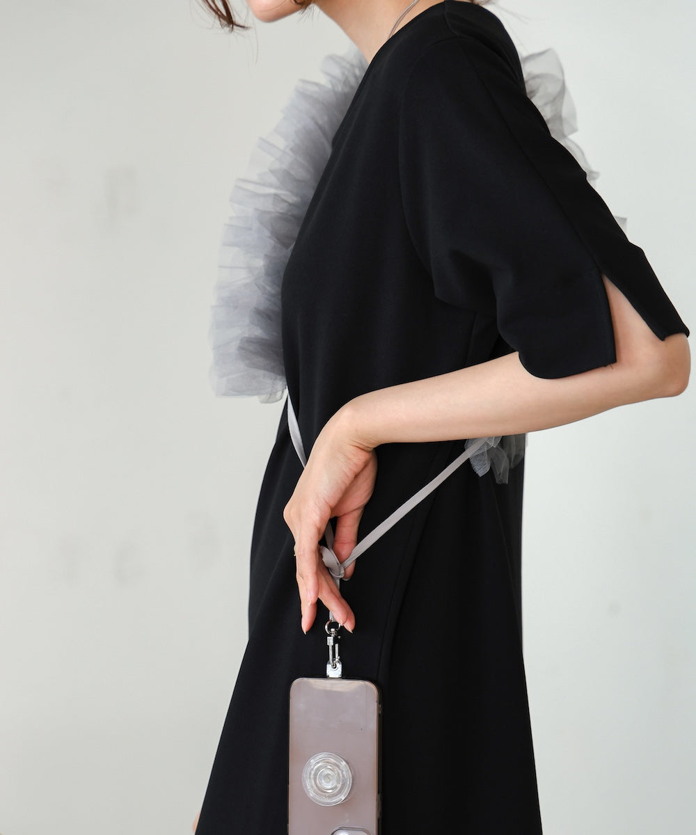shoulder tulle smartphone strap