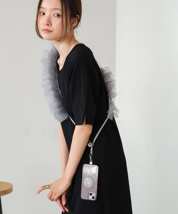 shoulder tulle smartphone strap