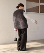 sheeplike fur vest