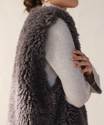 sheeplike fur vest