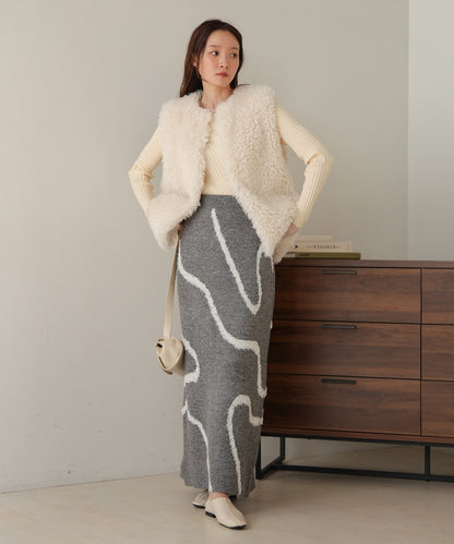 sheeplike fur vest