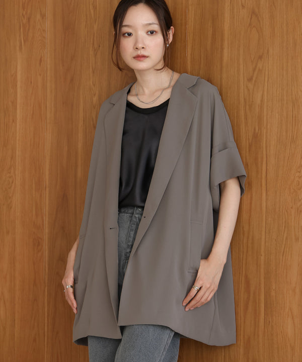 single button tailored jacket