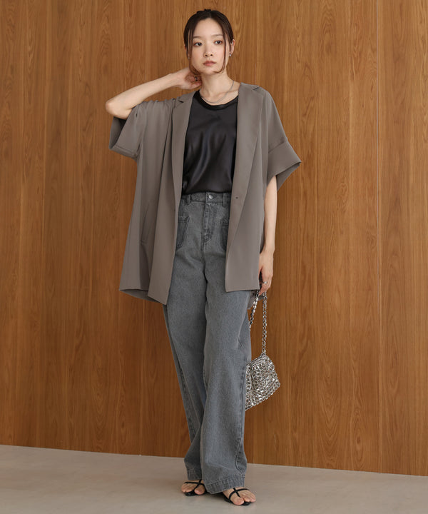 single button tailored jacket