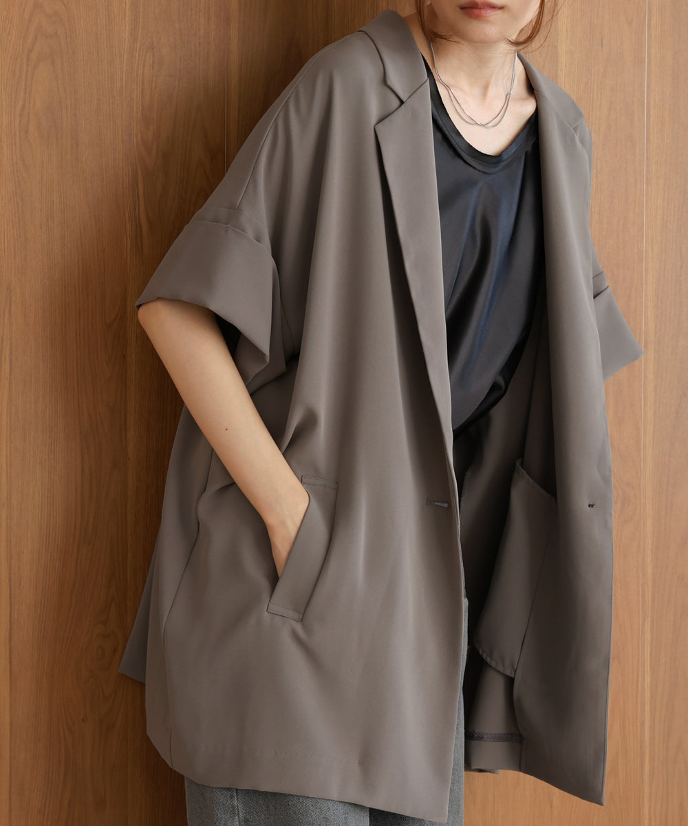 single button tailored jacket