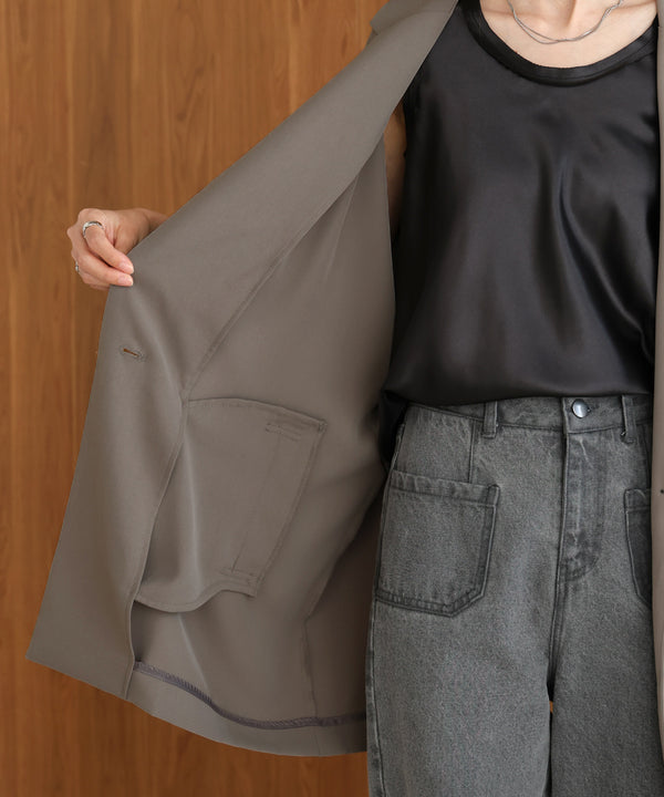 single button tailored jacket