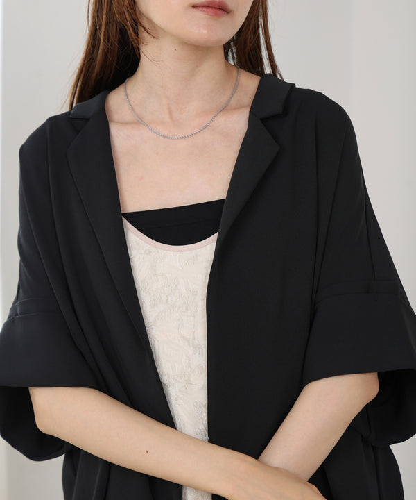 single button tailored jacket
