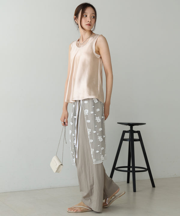 satin tank tops