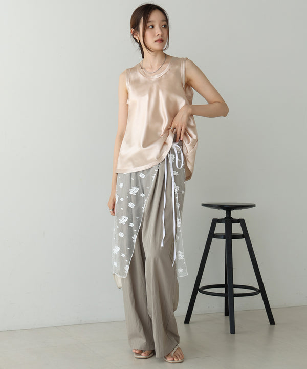 satin tank tops