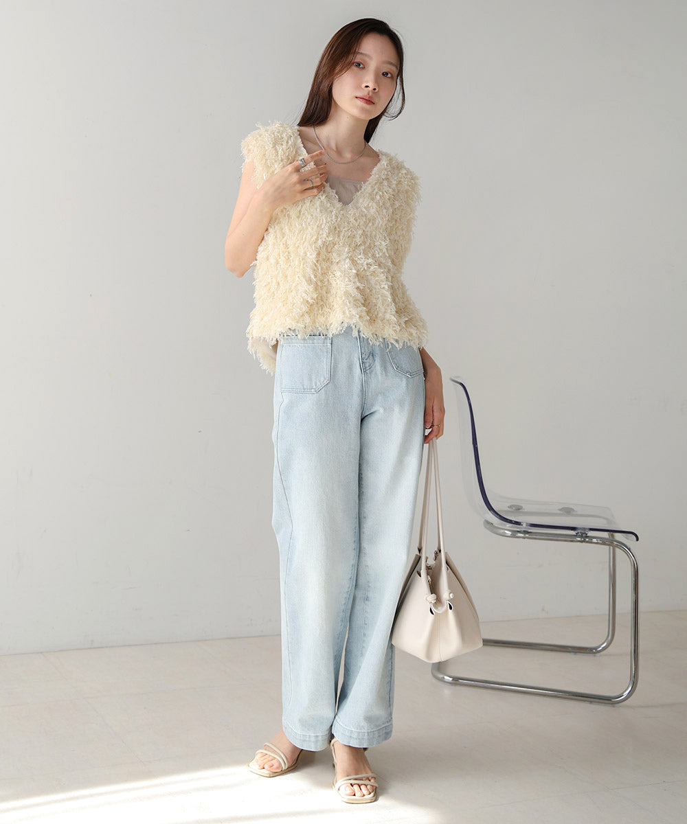 【選べるデザイン】フリンジ2WAYベスト