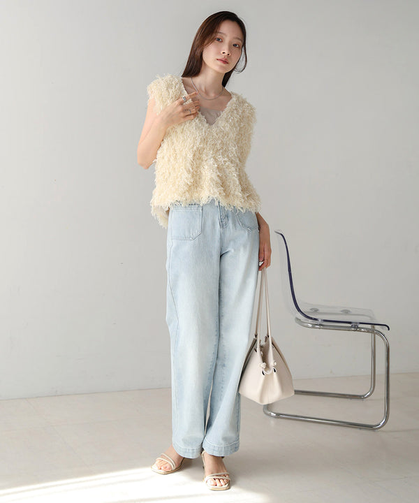 【選べるデザイン】フリンジ2WAYベスト