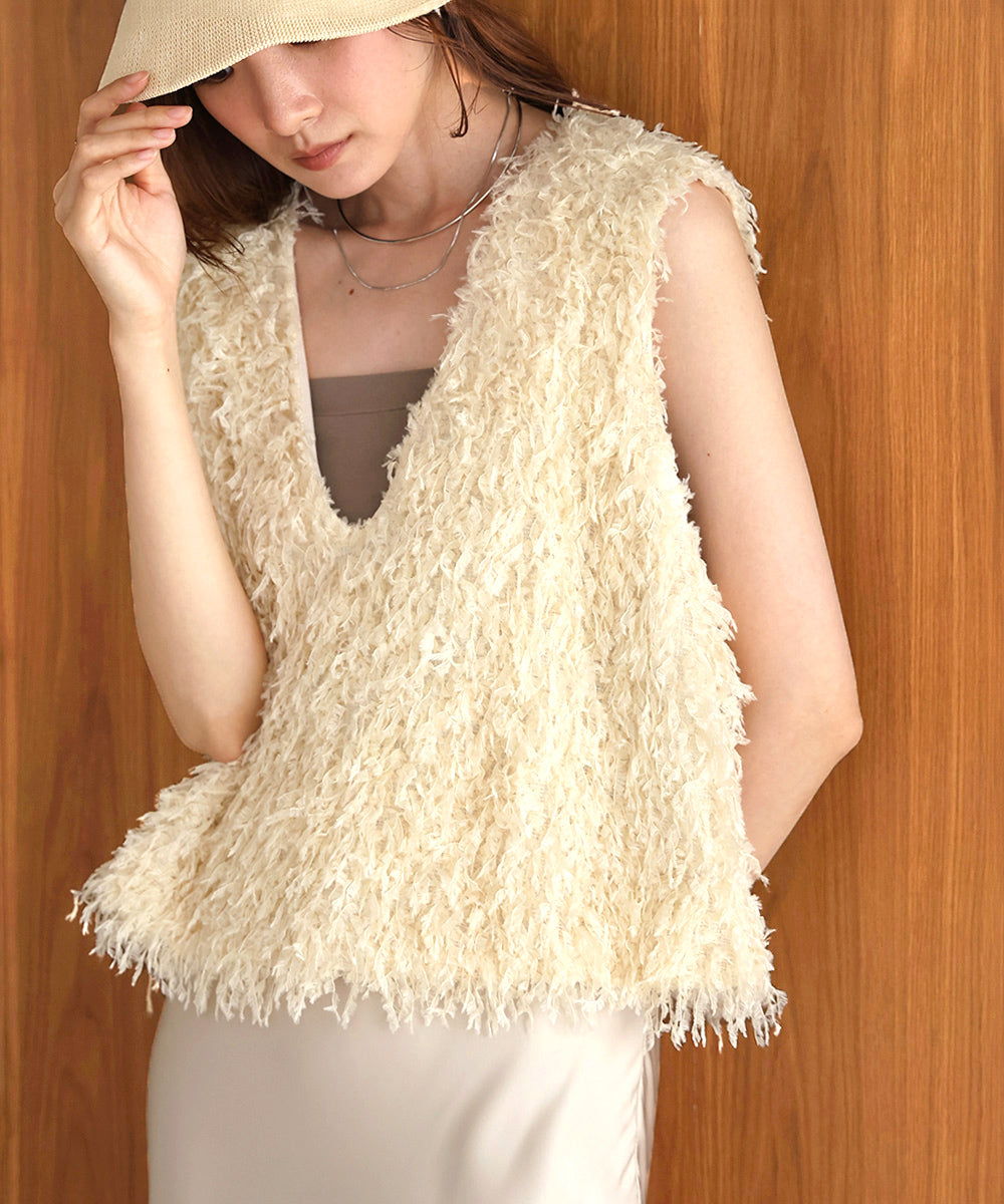 【選べるデザイン】フリンジ2WAYベスト