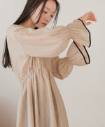 sleeve piping willow blouse