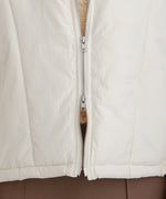 lip fiber padded short jacket