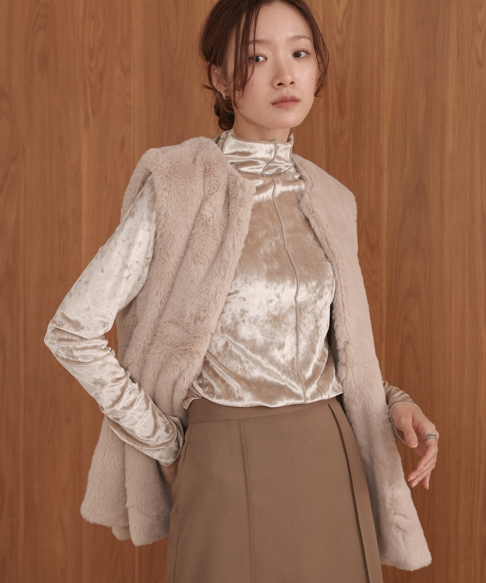 2way high neck mellow tops