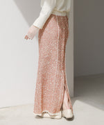 前後2WAYミックスループニットスカート/ベアワンピース