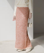 前後2WAYミックスループニットスカート/ベアワンピース