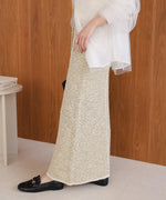 前後2WAYミックスループニットスカート/ベアワンピース