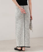 前後2WAYミックスループニットスカート/ベアワンピース