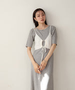 ドロスト付きビスチェ