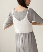 ドロスト付きビスチェ