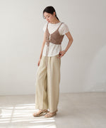 ドロスト付きビスチェ