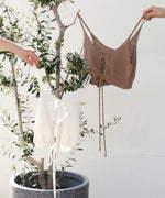 ドロスト付きビスチェ