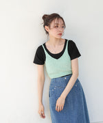 ドロスト付きビスチェ