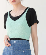 ドロスト付きビスチェ