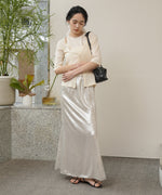 メタリックマーメイドスカート