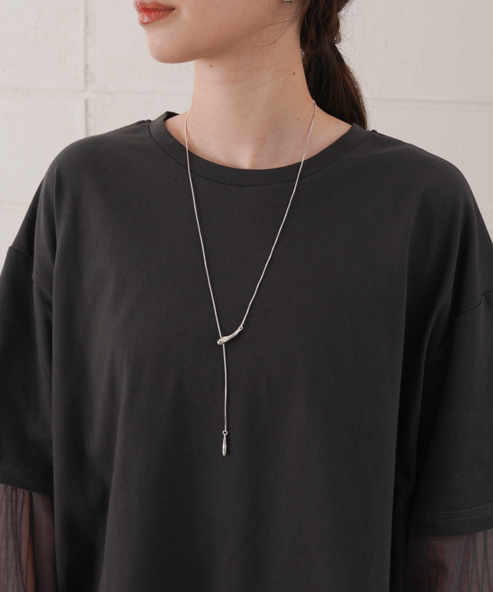 シアーストライプレイヤードプルオーバー