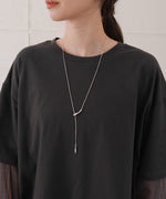 シアーストライプレイヤードプルオーバー