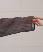 シアーストライプレイヤードプルオーバー