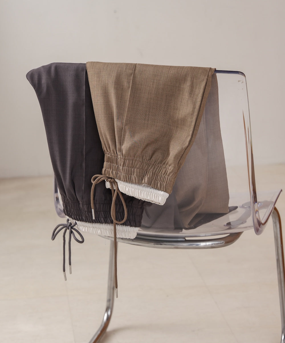 【S・Mサイズ展開】ダブルウエストパンツ