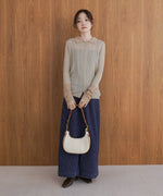 サマーニット襟付きカーディガン