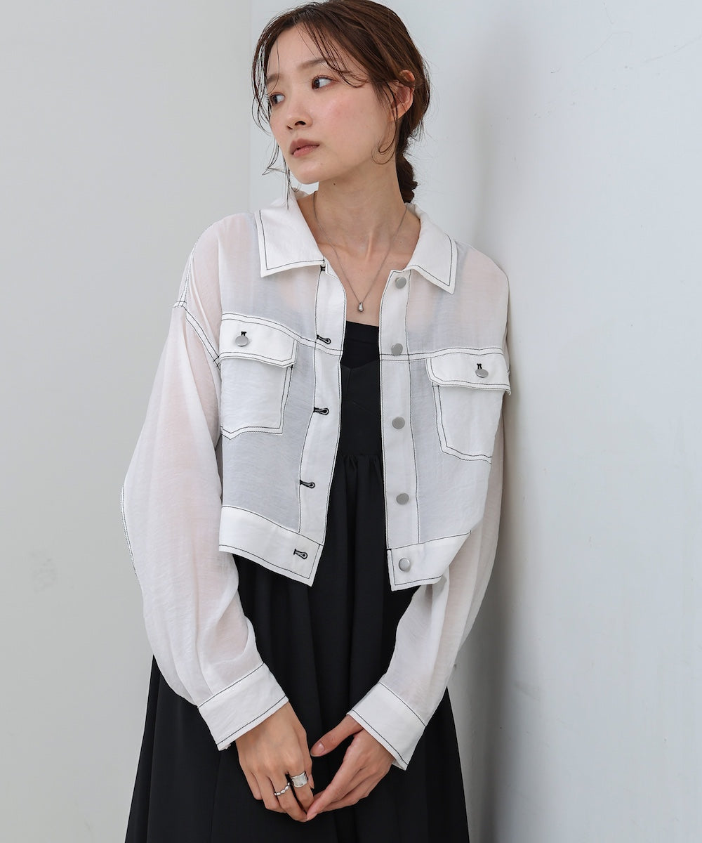 シアーシャツブルゾン