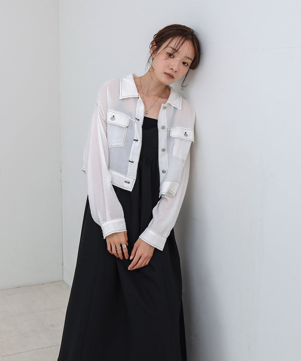 シアーシャツブルゾン