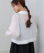 シアーシャツブルゾン