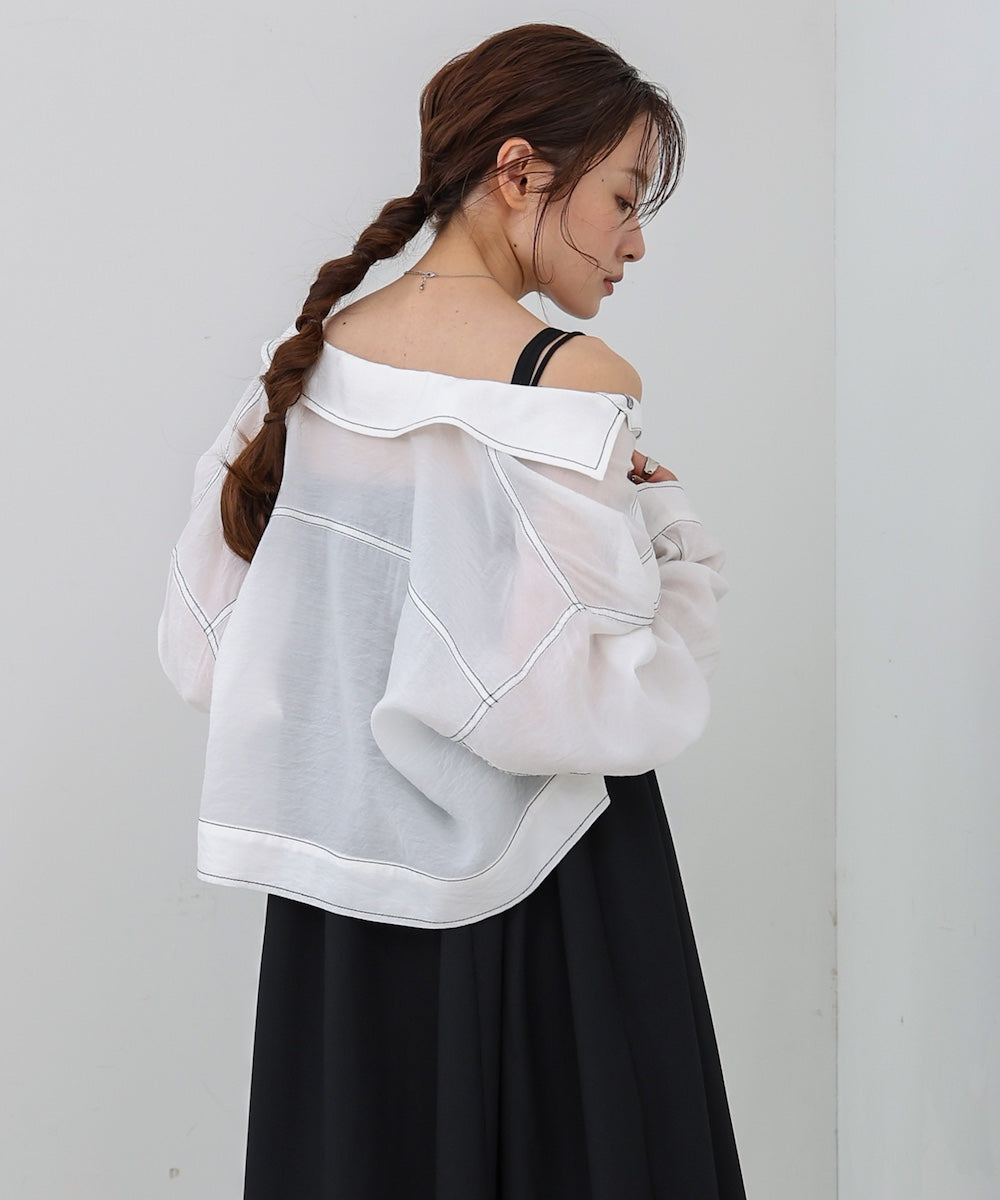 シアーシャツブルゾン