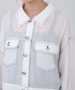 シアーシャツブルゾン