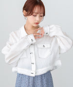 シアーシャツブルゾン