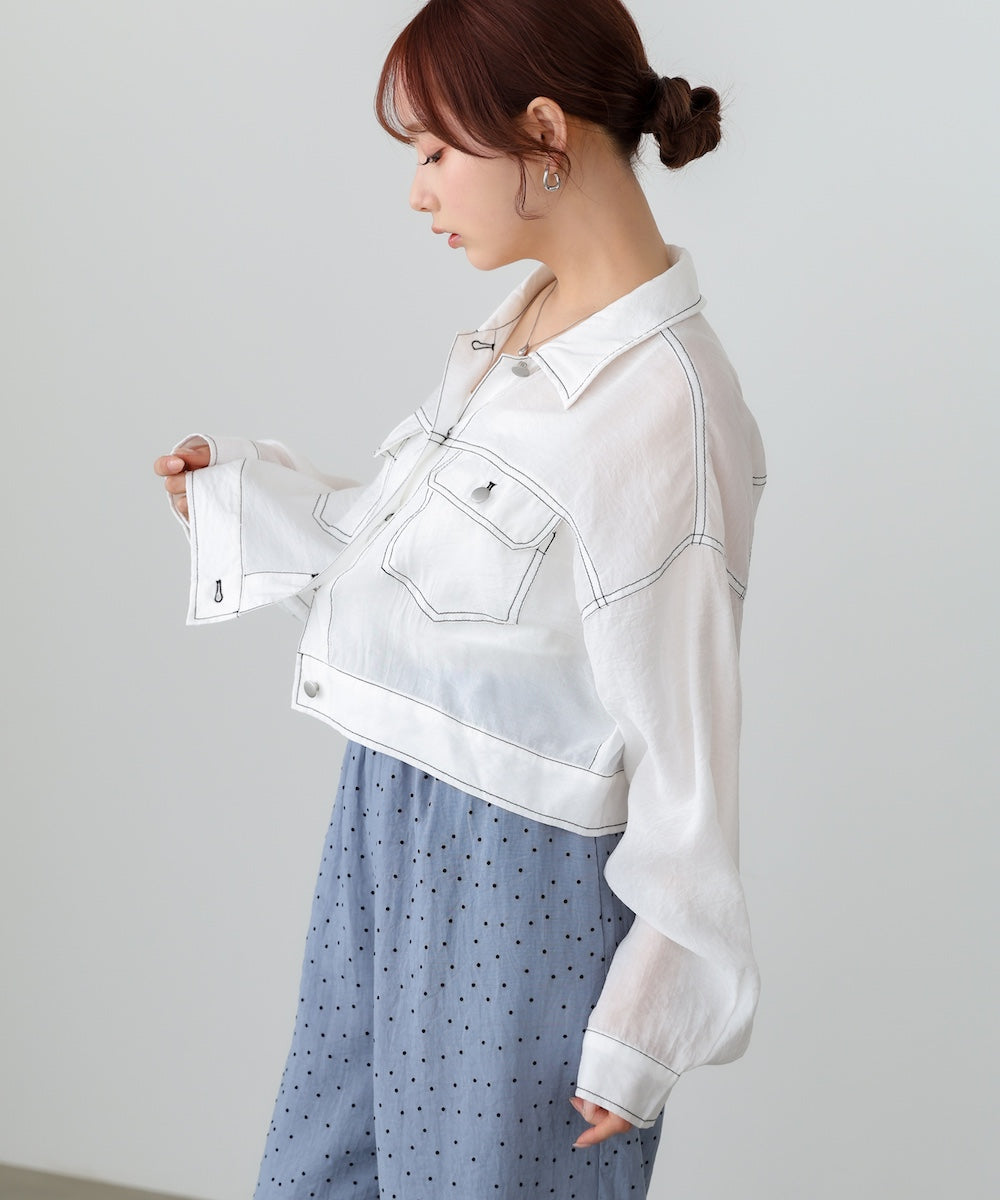 シアーシャツブルゾン